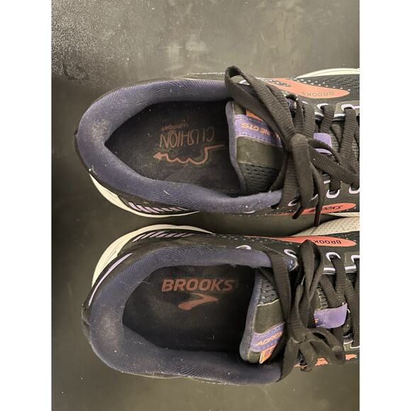 Brooks Adrenaline GTS 22 Black/Pink Running Shoes Sneakers Women's Size 8 B - Picture 8 of 10